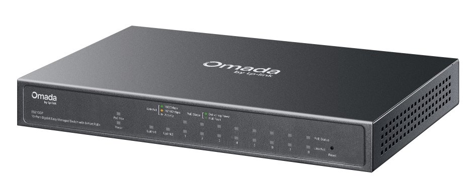 easy managed switch ES210GP, 10x Gigabit thyres, PoE+, V1.0 10