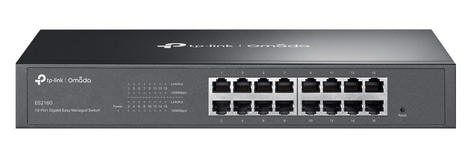 easy managed switch ES216G, 16x Gigabit thyres, V1.0 10 - 100 - 1000
