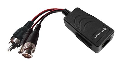 FOLKSAFE video & power balun transmitter , 4K, audio, RJ45 2919