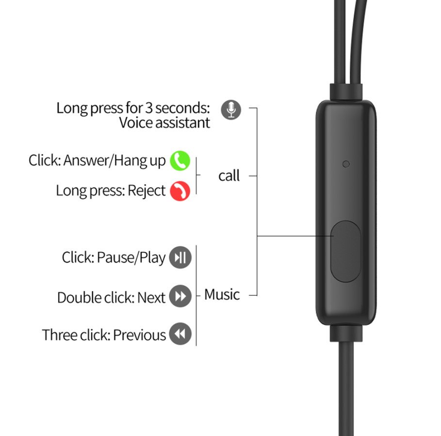 earphones me mikrofono, 3.5mm syndesi, F10mm, 1.2m, leyko 1818 3.5mm