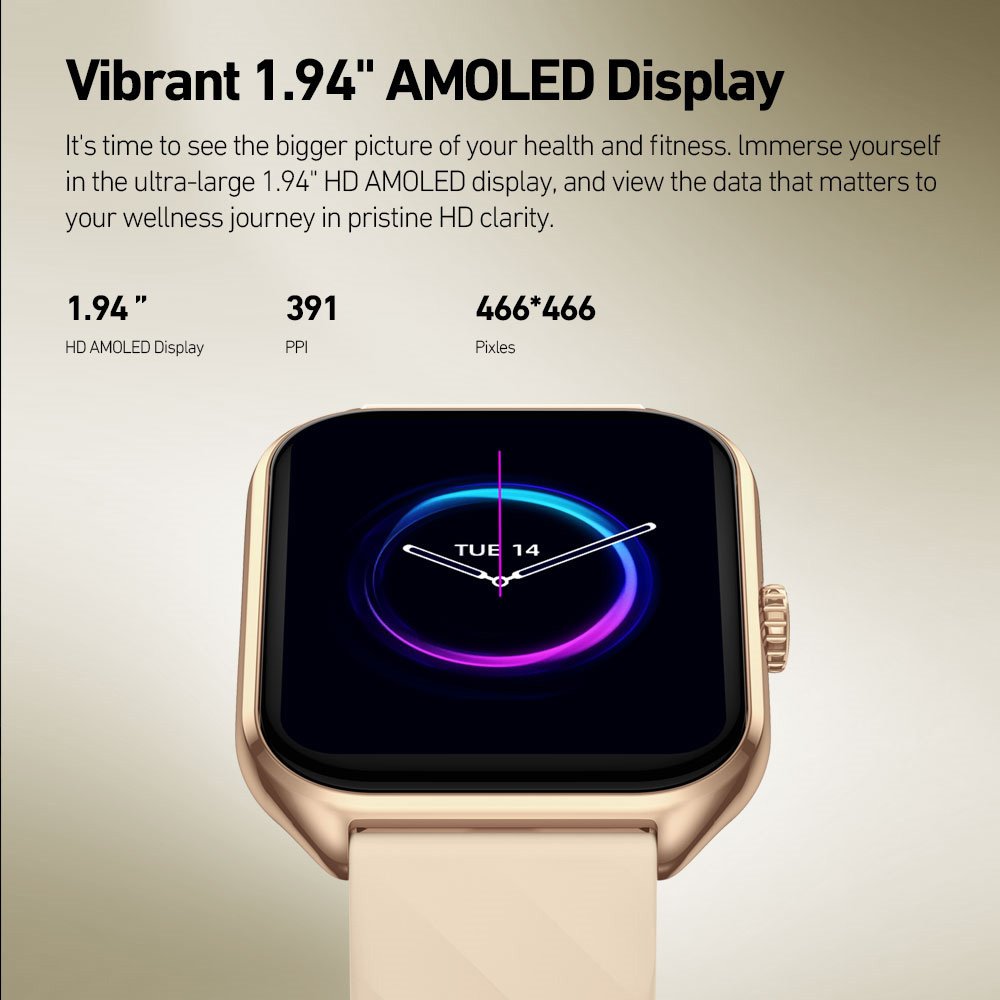 smartwatch 4, heart rate, 1.94" AMOLED, IP68, mayro Mayro 3