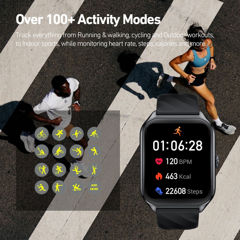 smartwatch 4, heart rate, 1.94" AMOLED, IP68, mayro Mayro 5