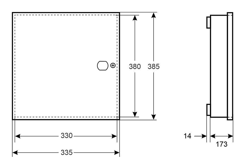 trofodotiko HPSB-24V10A-C, 27.6V/10A 0 4