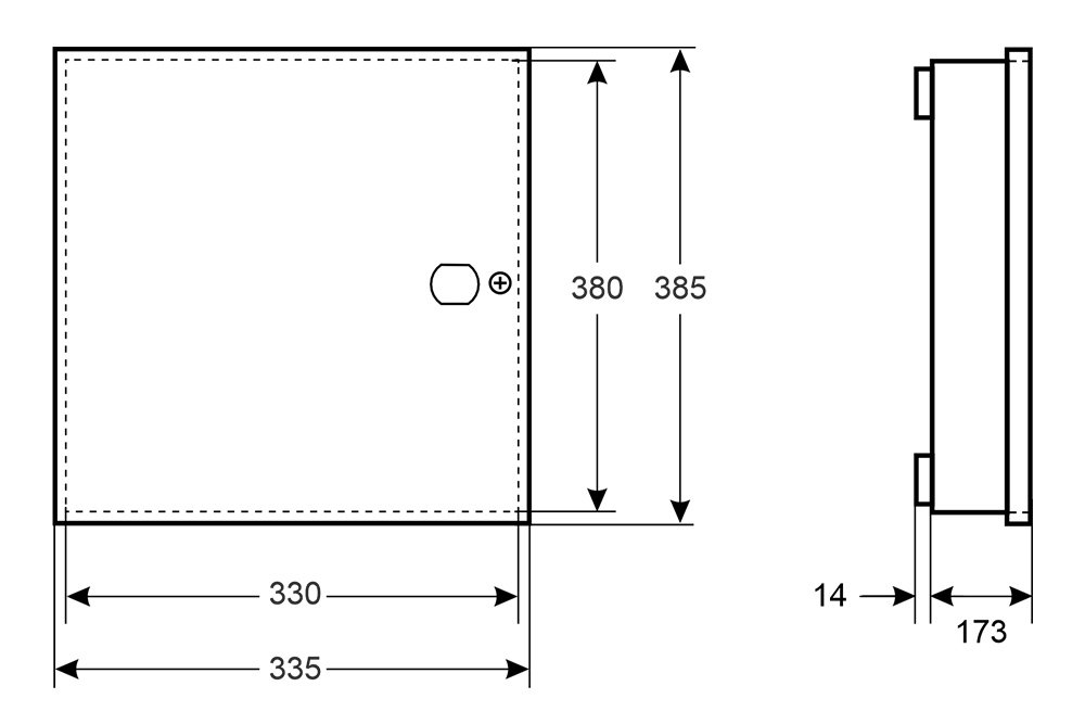 trofodotiko HPSB-24V5A-C, 27.6V/5A 0 4
