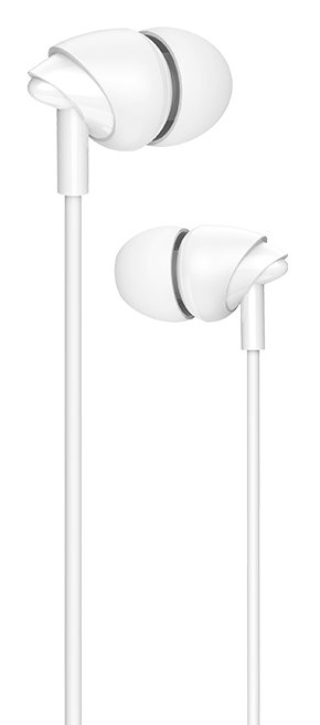 USAMS earphones με μικρόφωνο EP-39, 3.5mm σύνδεση, Φ10mm, 1.2m, λευκά 1487