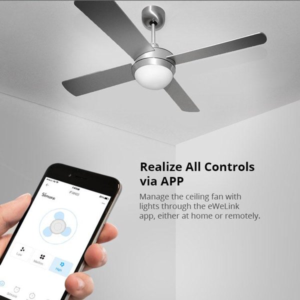 smart diakoptis anemistira orofis me RF cheiristirio, Wi-Fi 3412 Diafora 3