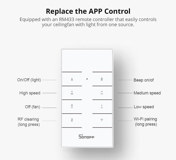 smart diakoptis anemistira orofis me RF cheiristirio, Wi-Fi 3412 Diafora 4