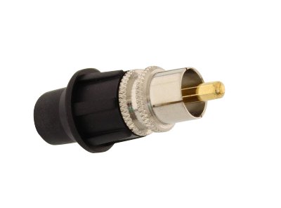 TELECOM RCA male universal connector, με καπάκι, 5τμχ 688