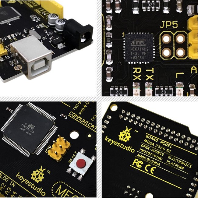 KEYESTUDIO Mega 2560 R3 development board , συμβατό με Arduino 2606 - Image 2