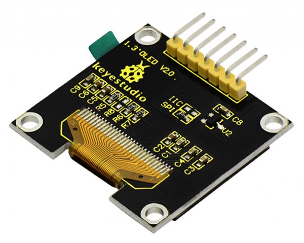 OLED graphic display module, 1.3", 128x64 2617 Arduino
