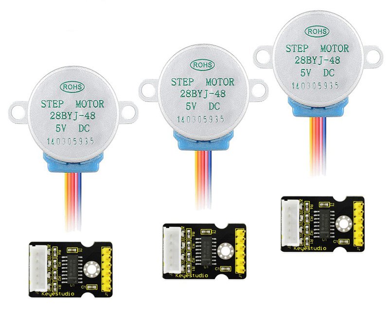 KEYESTUDIO stepper motor drive board και stepper motor , 5V, 3τμχ 2622