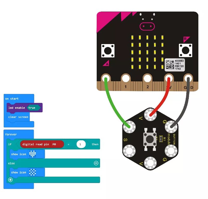 KEYESTUDIO button module για Micro:bit 3238 - Image 2
