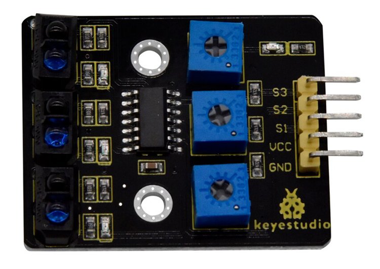 KEYESTUDIO 3-channel infrared line tracking sensor  2627