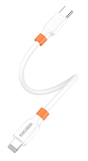 kalodio Lightning se USB-C, silikonis, 30W, 480Mbps, 0.25m, leyko 30 watt