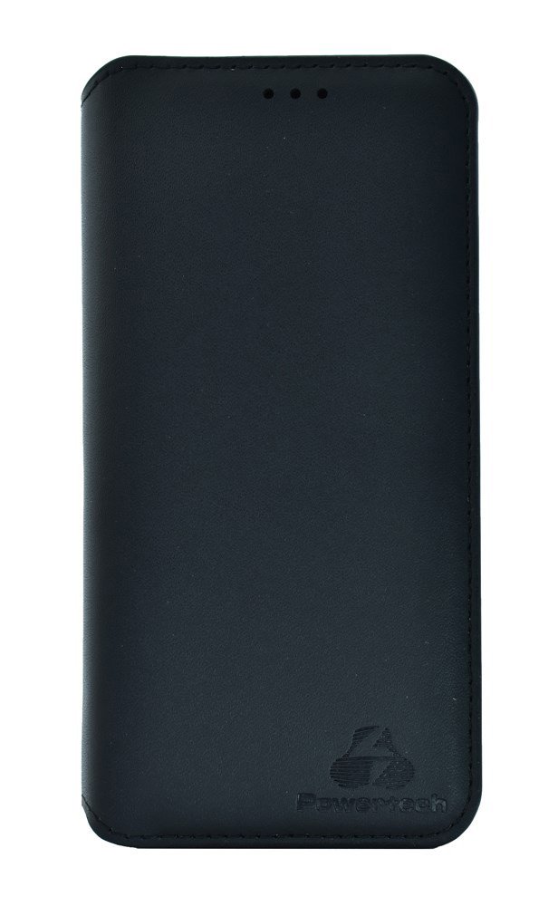 POWERTECH Θήκη Slim Leather για Samsung J4 2018, μαύρη 1055