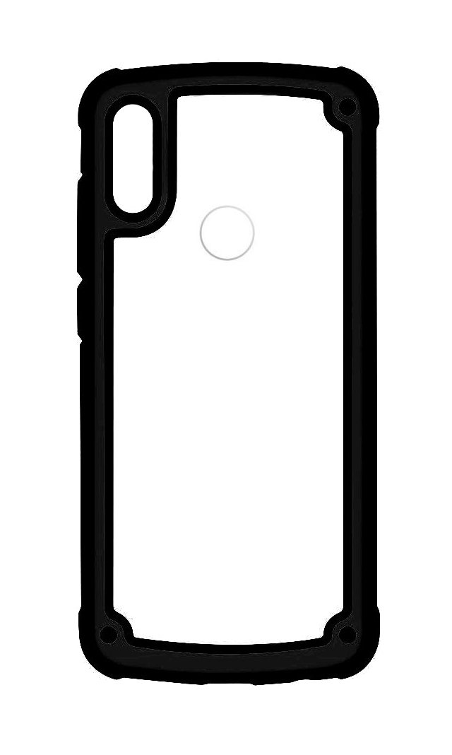POWERTECH Θήκη Frame PC & TPU 1 για Samsung Galaxy A40, μαύρη 1256