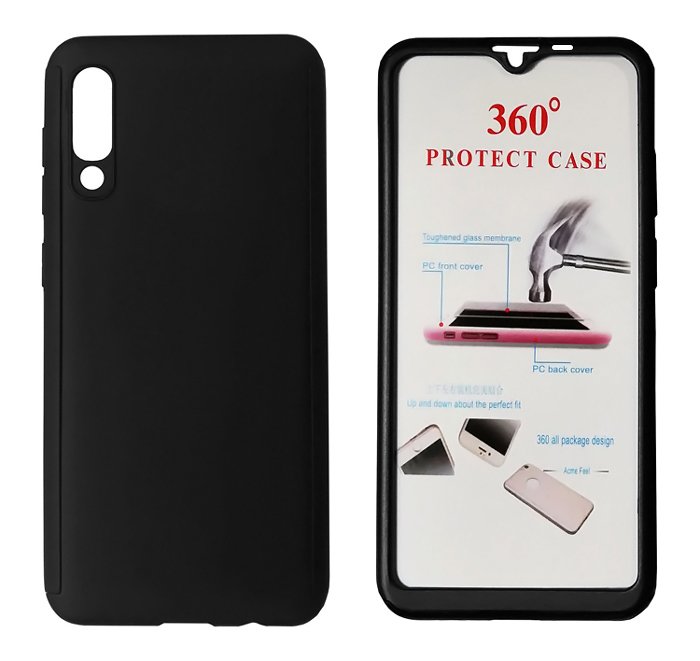 POWERTECH Θήκη Body 360° με Tempered Glass για Xiaomi i 9, μαύρη 1339
