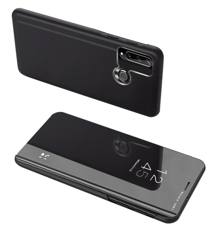 POWERTECH θήκη Clear view , Huawei Y6p, μαύρη 1922