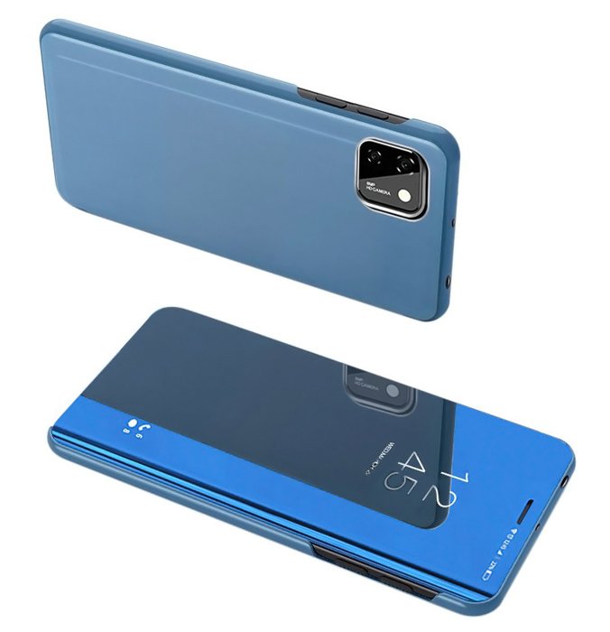 POWERTECH θήκη Clear view , Huawei Y5p, μπλε 1924