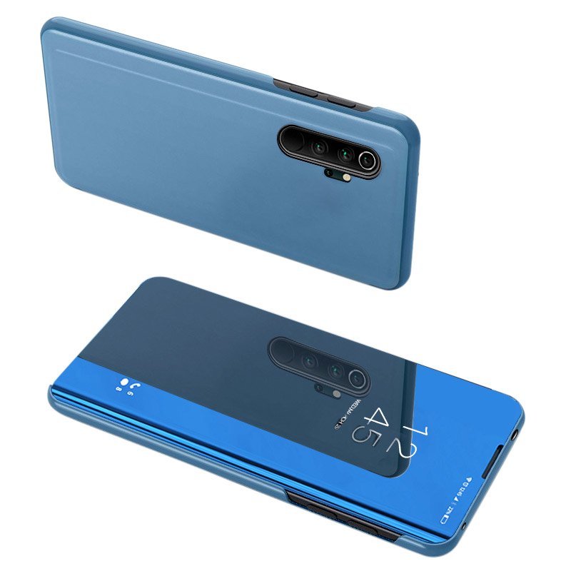 POWERTECH θήκη Clear view , Xiaomi Mi Note 10 Lite, μπλε 2056