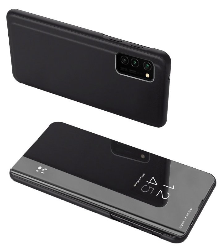 POWERTECH θήκη Clear View  για Samsung A72 5G, μαύρη 3022
