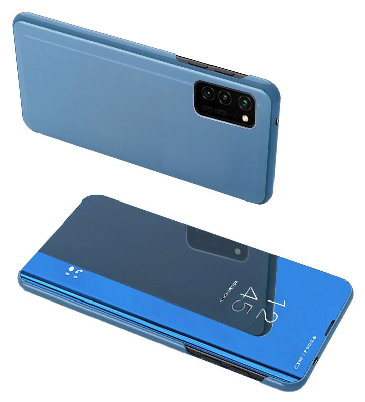 POWERTECH θήκη Clear View  για Samsung A72 5G, μπλε 3023