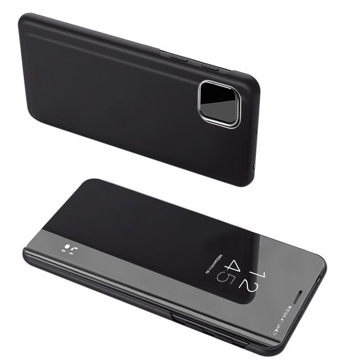 POWERTECH θήκη Clear view  για Xiaomi Mi 11, μαύρη 3514