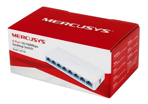 MERCUSYS Desktop Switch , 8x 10/100 Mbps, Ver. 2 1516 - Image 5