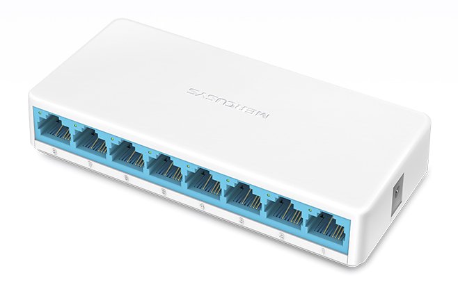 MERCUSYS Desktop Switch , 8x 10/100 Mbps, Ver. 2 1516