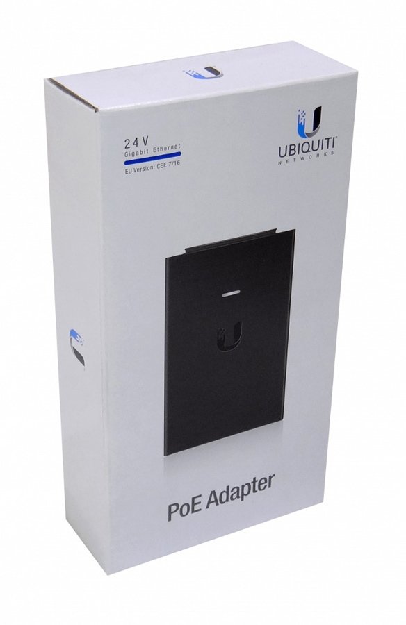 Gigabit PoE Adapter, 24V, 0.5A 12W, me power cable 1218 0 3