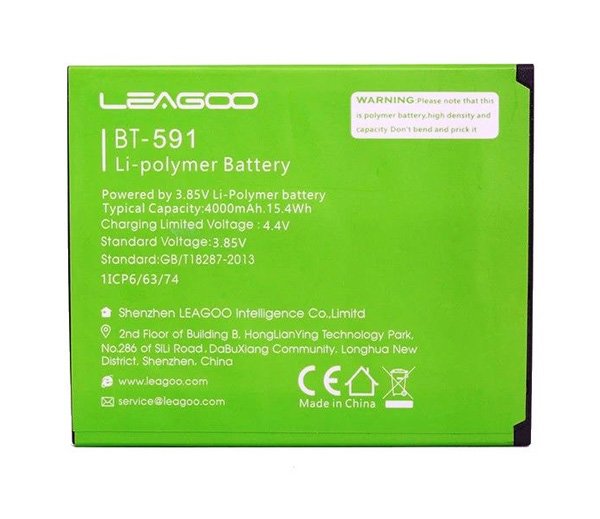 LEAGOO Μπαταρία αντικατάστασης για Smartphone ower 1 896