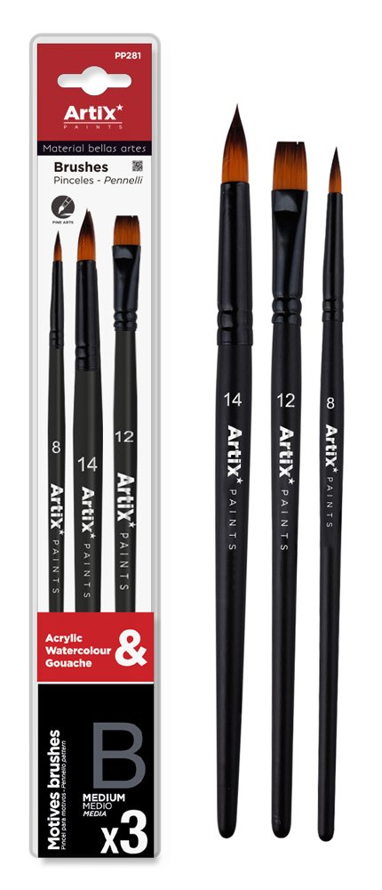 set pinelon zografikis, mayro, 3tmch Eidi cheirotechnias 1