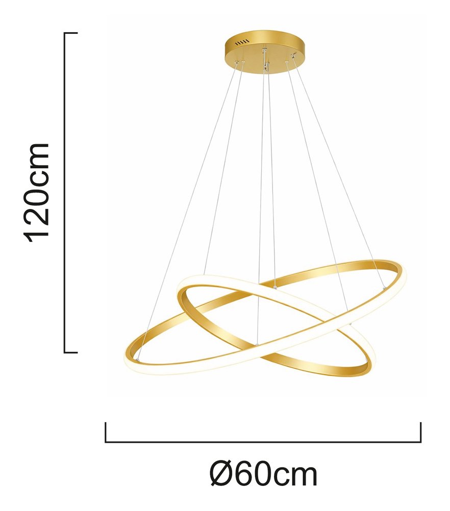 LED fotistiko orofis, 40W, 4000K, F60x120cm, chryso Difoto