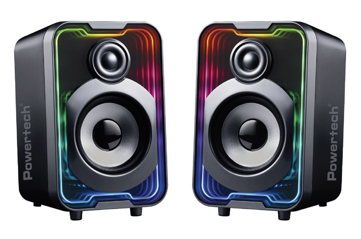 icheia me RGB fotismo, 2x 5W, Bluetooth & USB/USB-C, mayra Όchi 1