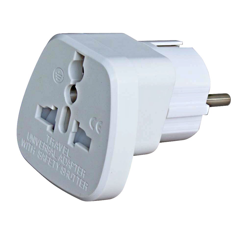 POWERTECH αντάπτορας  από german type σε universal, copper 605