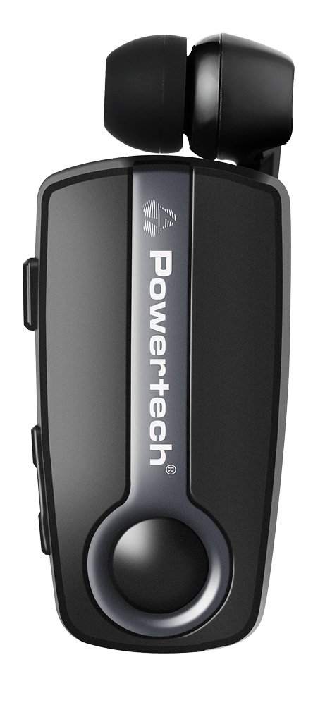 POWERTECH earphone Klipp 2  multipoint, Bluetooth 5.1, USB-C, γκρι 3291