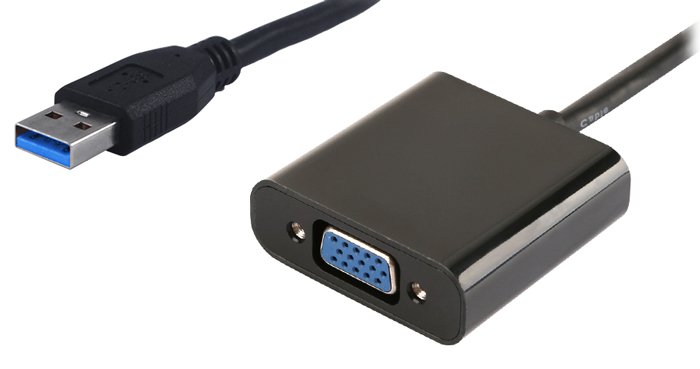 POWERTECH αντάπτορας USB 3.0 σε VGA , Full HD, μαύρο 1605