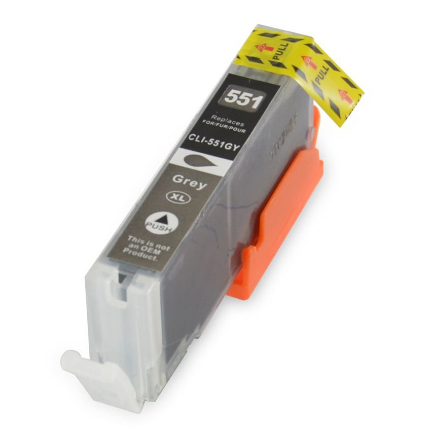 Συμβατό InkJet για Canon CLI-551, 12ml, γκρι 440