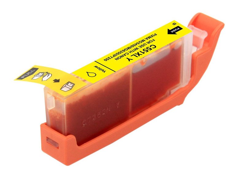 Συμβατό InkJet για CANON, CLI-551, 12ml, κίτρινο 352