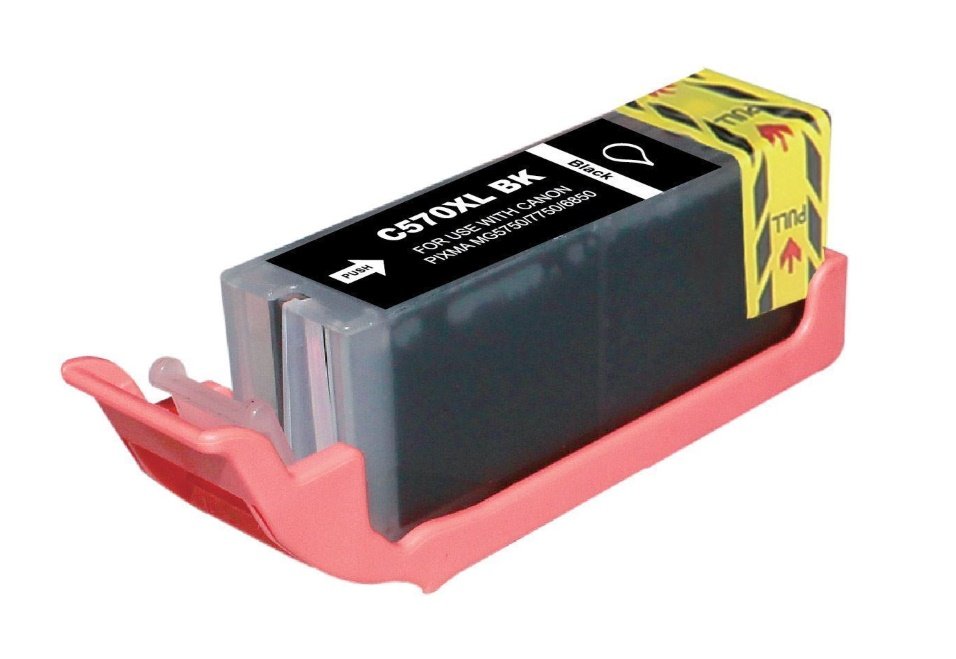 Συμβατό Inkjet για CANON, 570 XL, 25ml, μαύρο 756