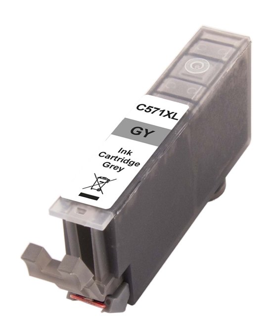 Συμβατό Inkjet για Canon, 571 XL, 12.2ml, γκρι 905