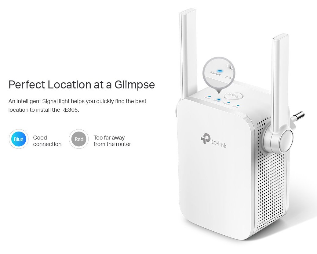 TP-LINK AC1200 Wi-Fi Range Extender , dual band, Ver. 3.0 1463 - Image 2