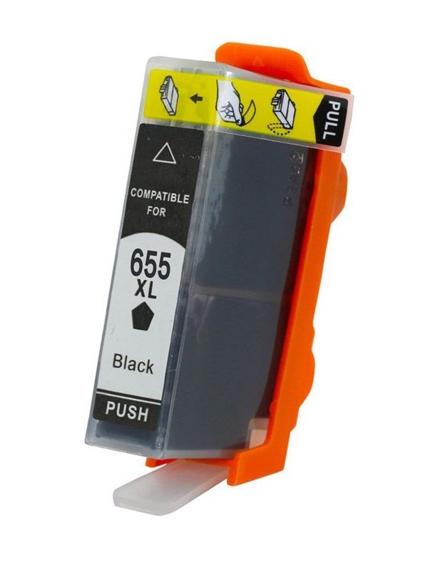 Συμβατό Inkjet για HP, 655, 21.6ml, μαύρο 669