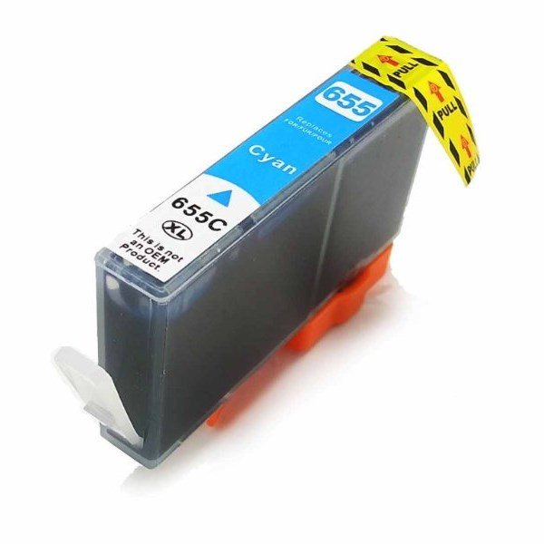 Συμβατό Inkjet για HP, 655, 14.6ml, κυανό 670
