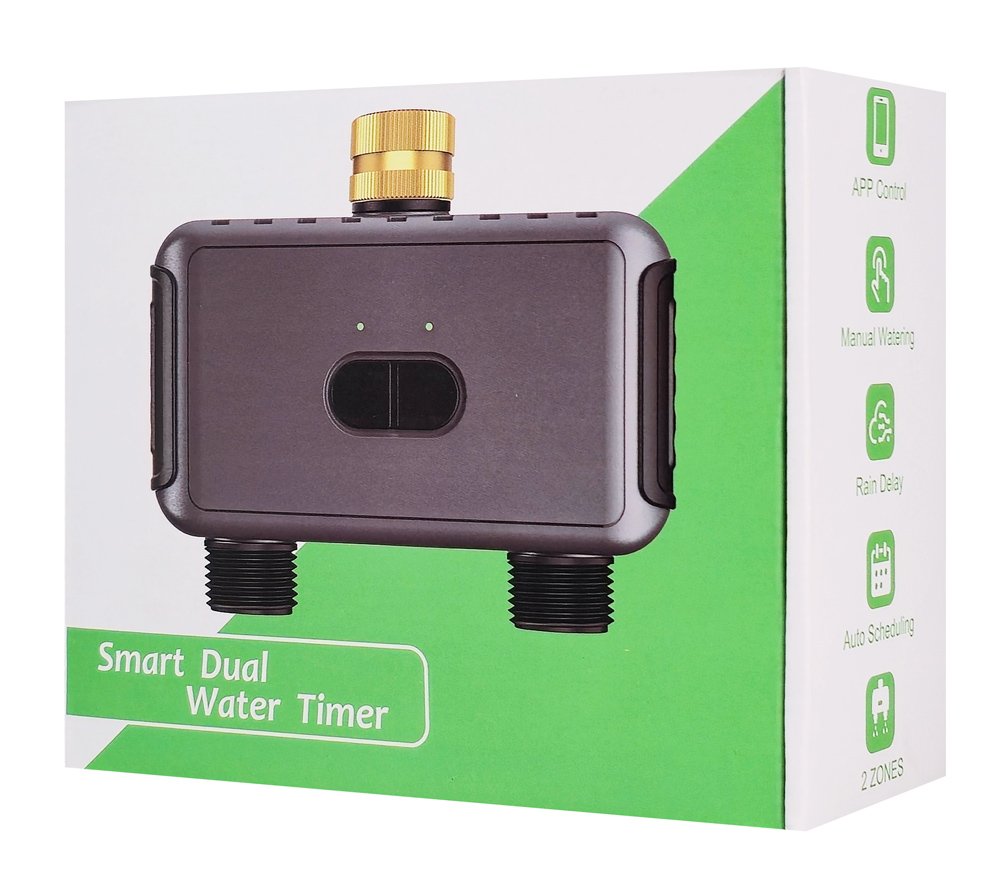 INHOCON smart προγραμματιστής ποτίσματος SGW08W, 2 θέσεων, WiFi, IP55 - Image 9