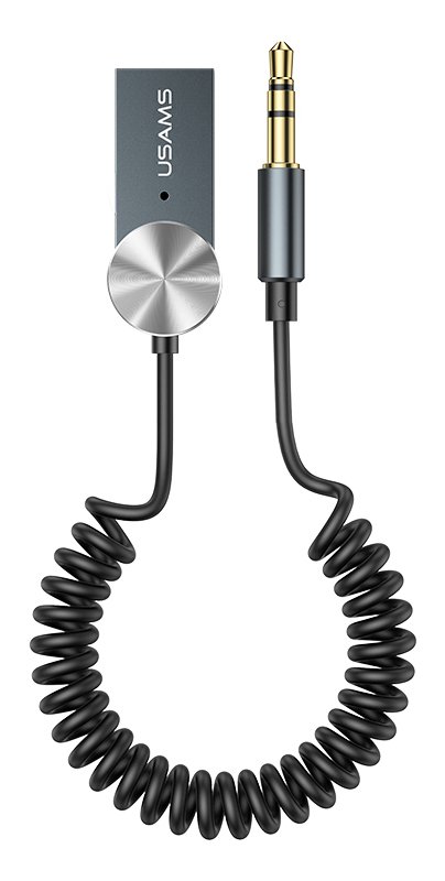 USAMS Bluetooth car audio receiver US-, μεταλλικό, γκρι 1970