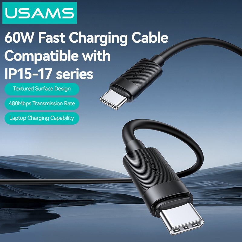 kalodio USB-C, 60W, 480Mbps, 1m, mayro 60 watt