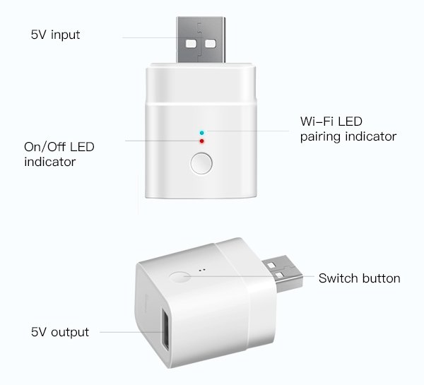 ONOFF mart UB adapter Micro, 5V, Wireless 1899 - Image 9