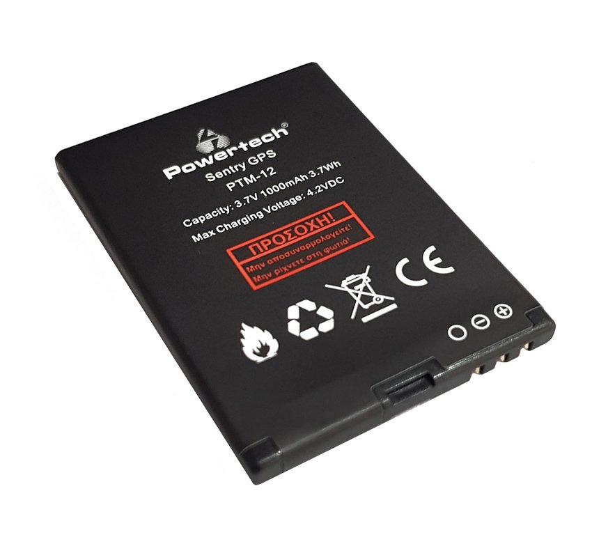 POWERTECH Μπαταρία  για κινητό τηλέφωνο Sentry Eco, 1000mAh 1167