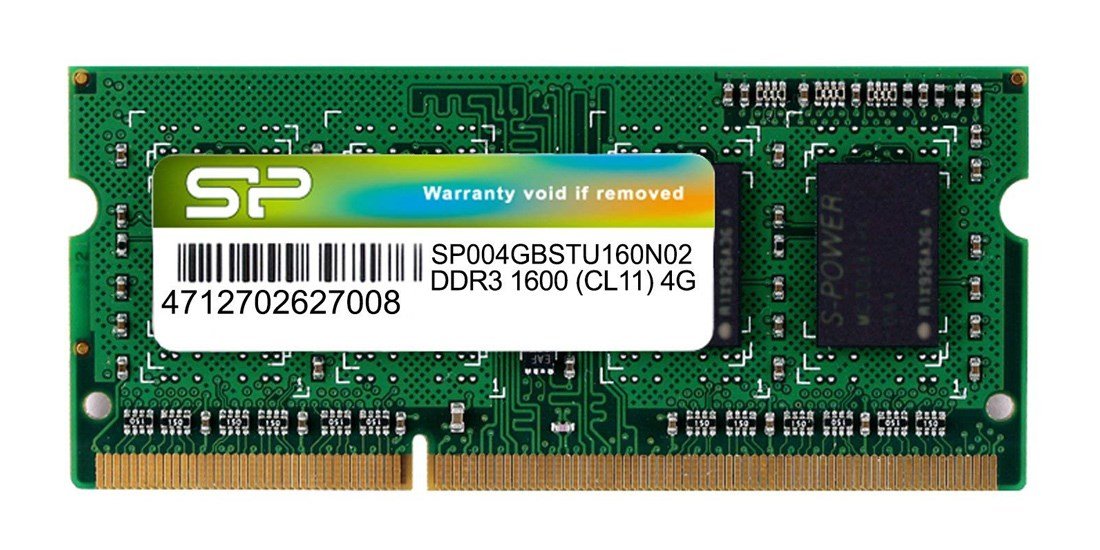 ILICON POWER Μνήμη DDR3 ODimm, 4GB, 1600MHz, PC3-12800, CL11 1127